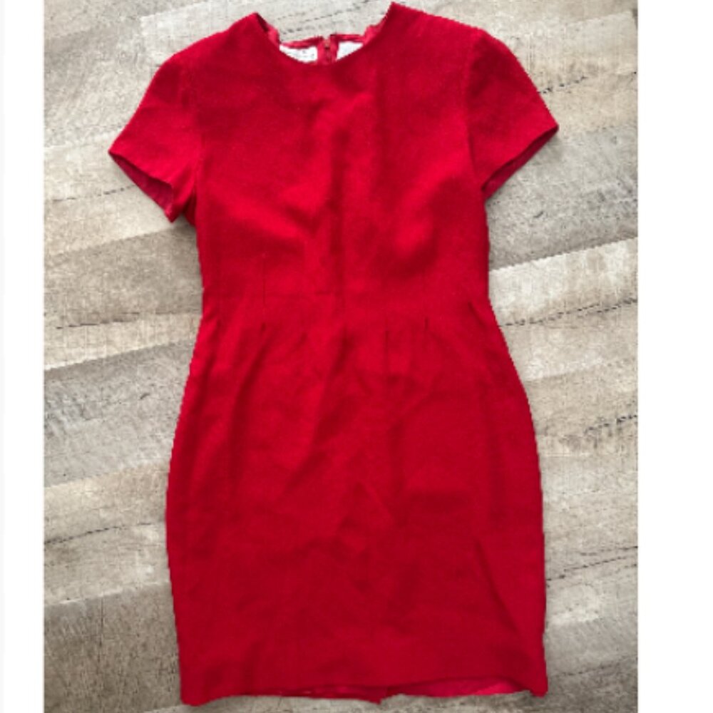 VINTAGE Liz Claiborne Dress Red Mini Size 8